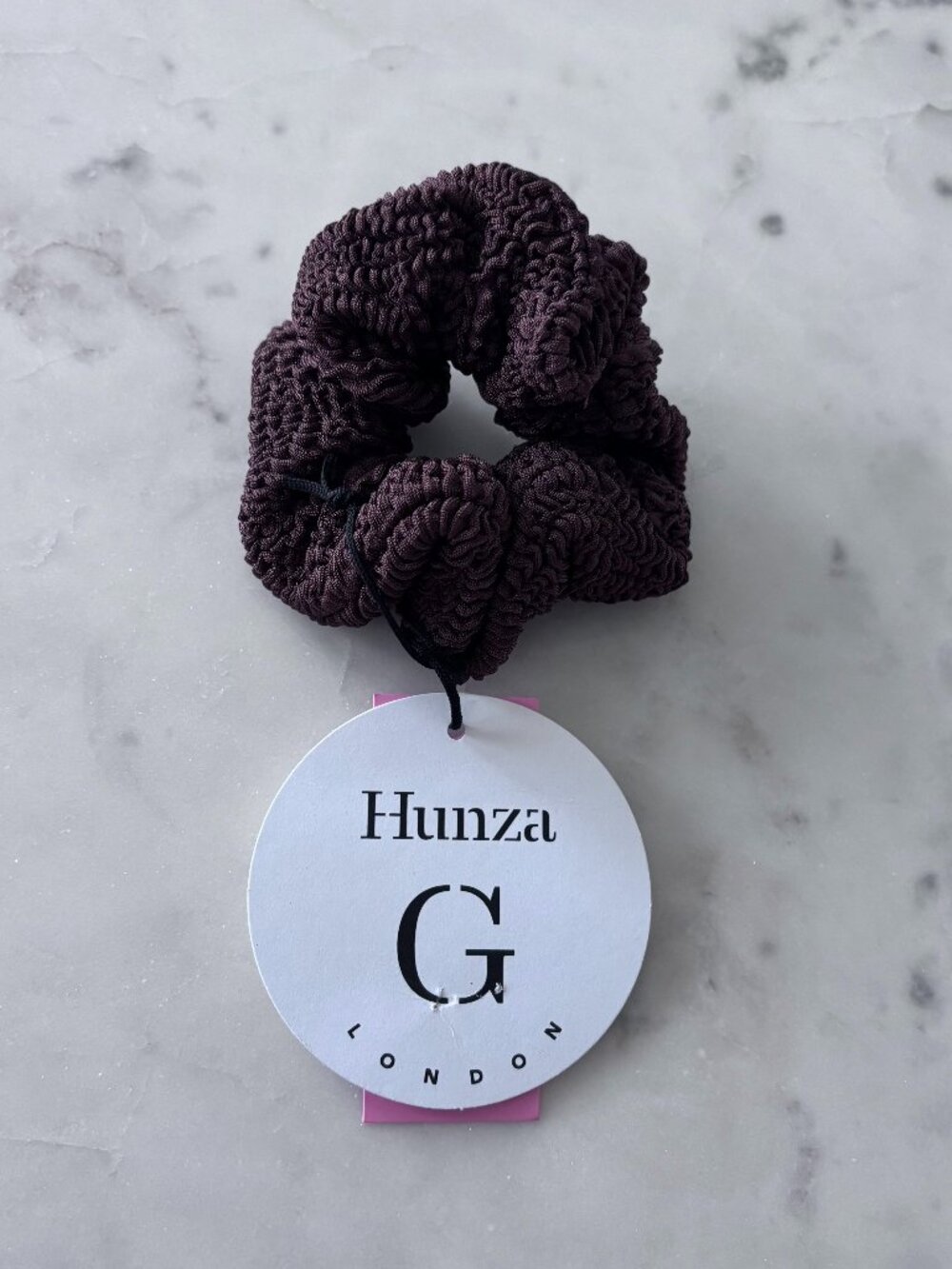 Hunza G Srunchie - Brown - NWT